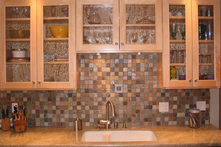 3 Unexpected Kitchen Backsplash Ideas That Pack Personality 3 Unexpected Kitchen Backsplash Ideas That Pack Personality Colorful Stone Tile