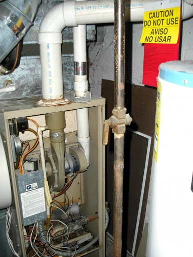 furnace, red-tagged furnace, dangerous furnace, unsafe furnace, two-stage furnace