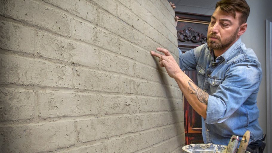 Silver Crow Studios' Sean Sheppard finished faux brick