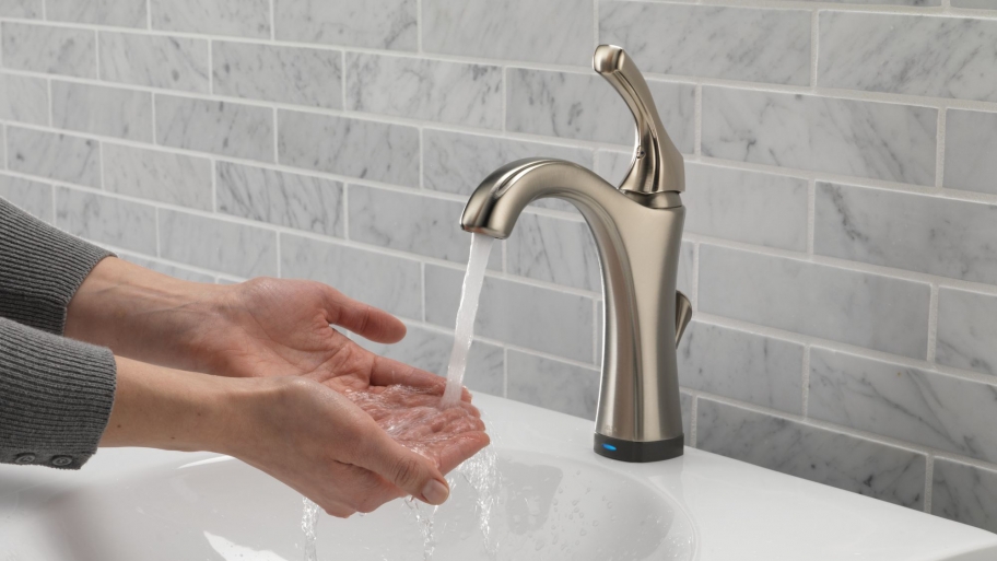 Is A Touchless Faucet Right For Your Bathroom Angie S List Delta Touch2o No Touch Bathroom Faucet Touchless