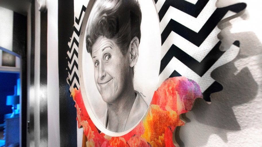 Drawing of Ann B. Davis at Decorators' Show House in Indianapolis