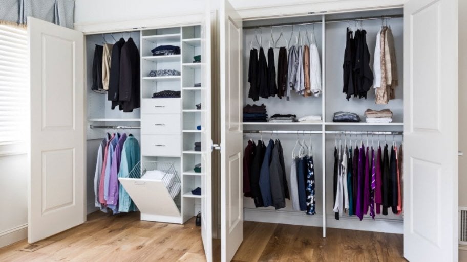 The Common Reach In Closet Can It Still Sparkle Angie S List Reach In Closet Design By Symmetry Closets