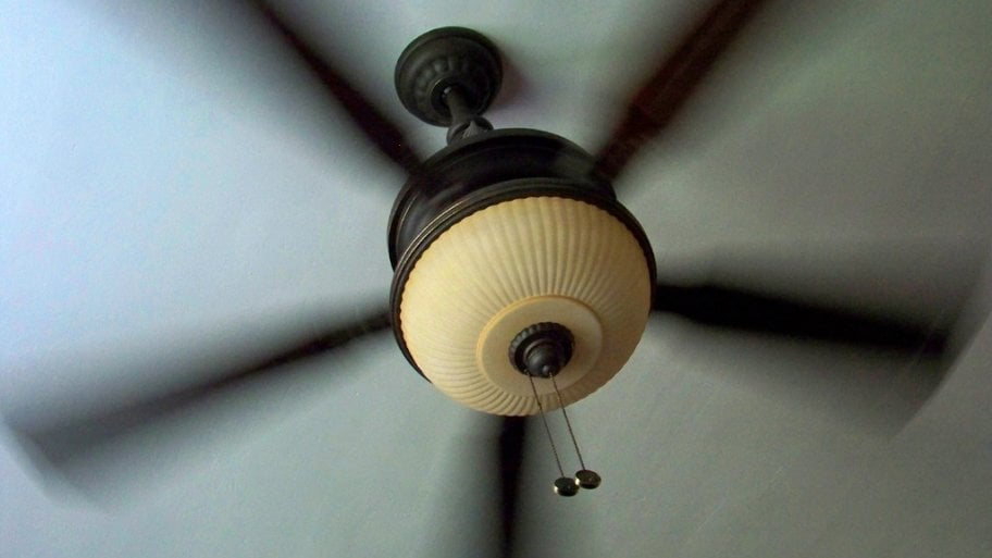 Do Ceiling Fans Save Energy Angie S List A Running Ceiling Fan With Light