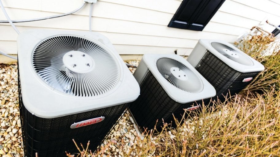 Outdoor HVAC fan units