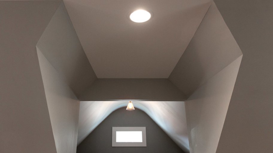 Ceiling sculptures in Herron-Morton home in Indianapolis
