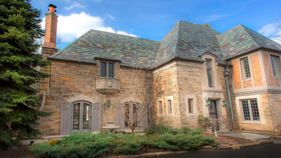 The H.L. Simons historic home at 5260 N. Meridian St. in Indianapolis, Indiana.