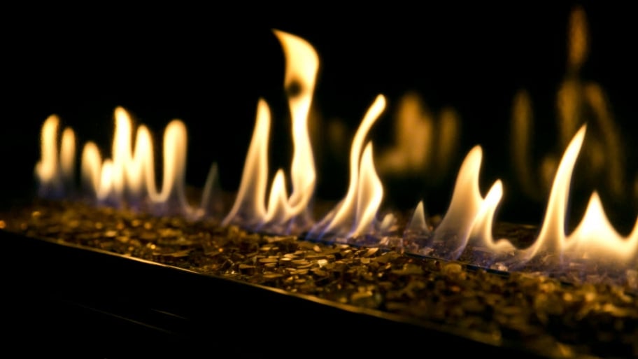 Fireplace flames