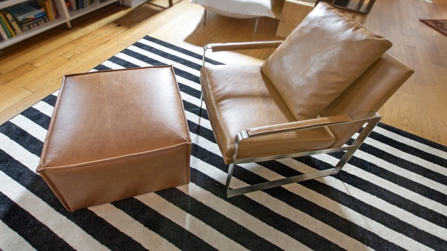 How To Choose The Best Area Rugs For Any Room Angie S List Leather Chair On Black White Striped Area Rug