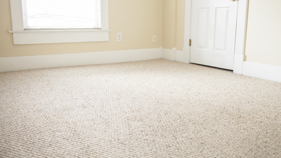 carpet in an empty room