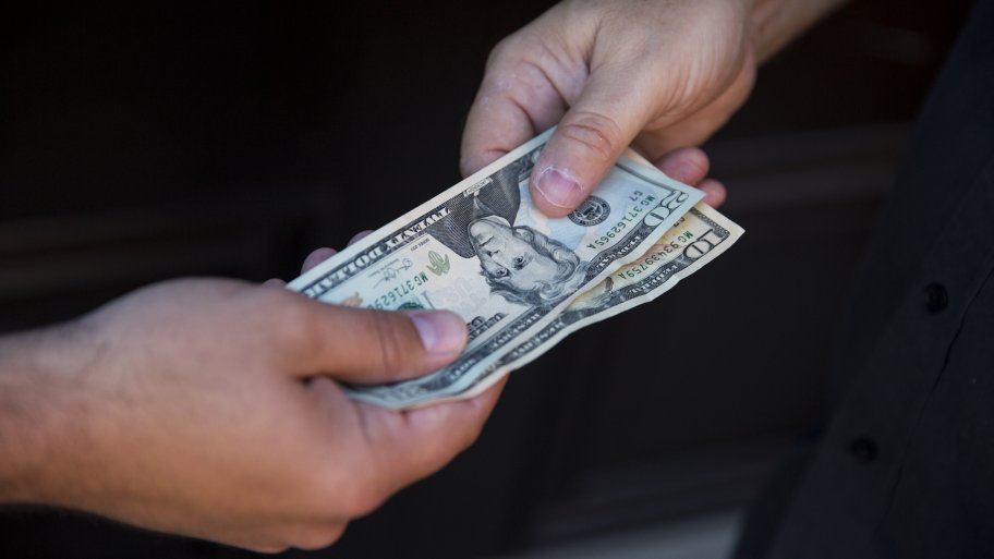Exchange of money