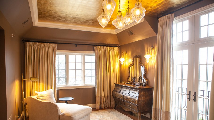 How To Highlight Your Interior Paint With Lighting Angie S List Yellow Lighting With Brown Painted Walls