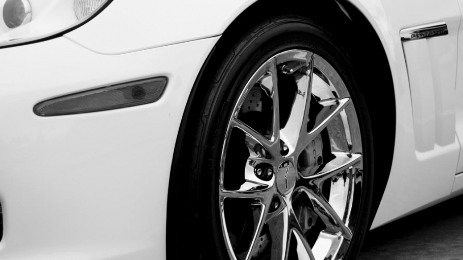 Chrome car rim