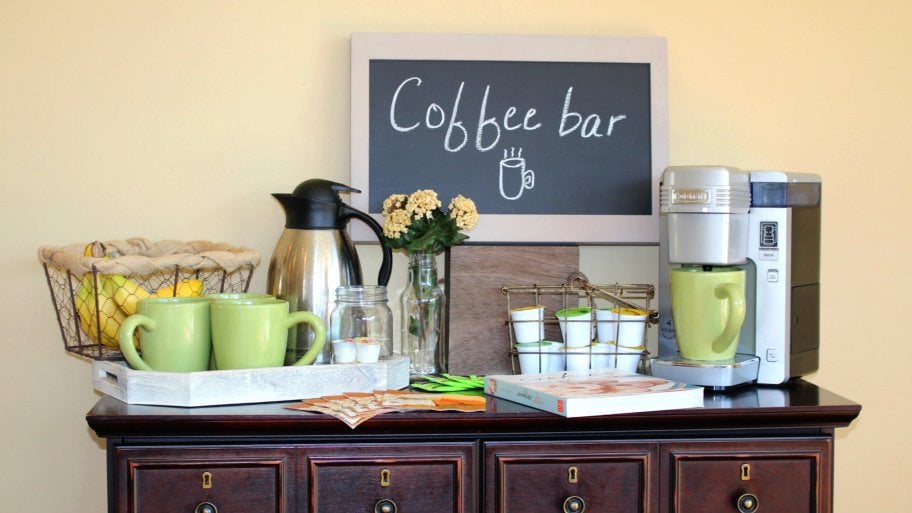 DIY coffee bar