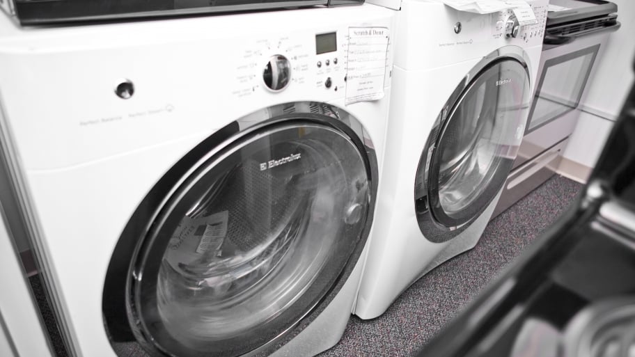 washer and dryer