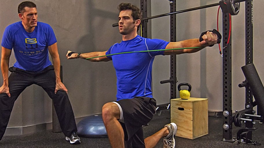 trainer at gym