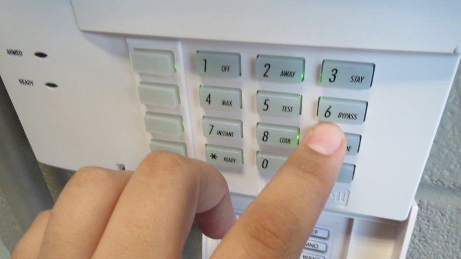home security system panel