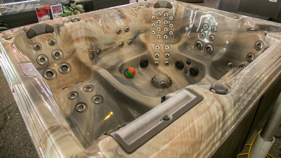 Hot tub showroom