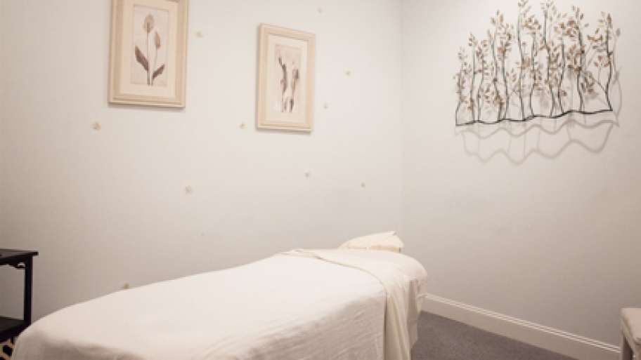 massage therapy techniques room set up to perform massage therapy