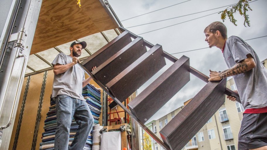 Movers at work