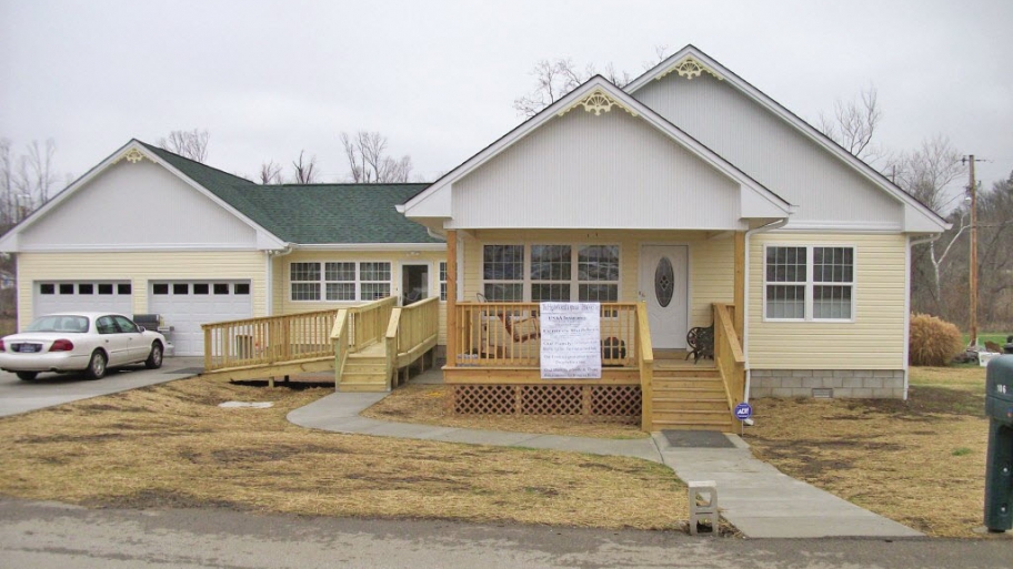 newly constructed house