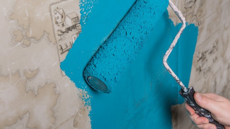 painting over wallpaper