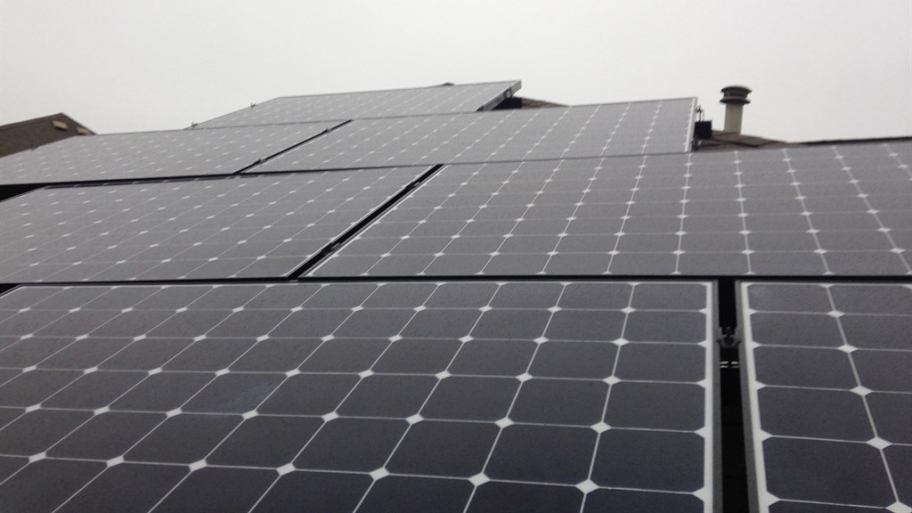 solar panels roof