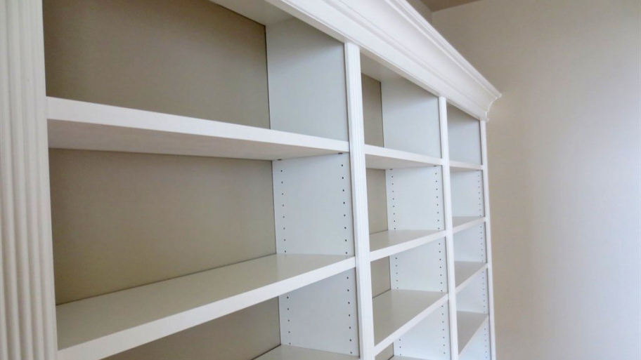 Member Photo Beautiful Built In Bookshelves Angie S List White Built In Bookshelves