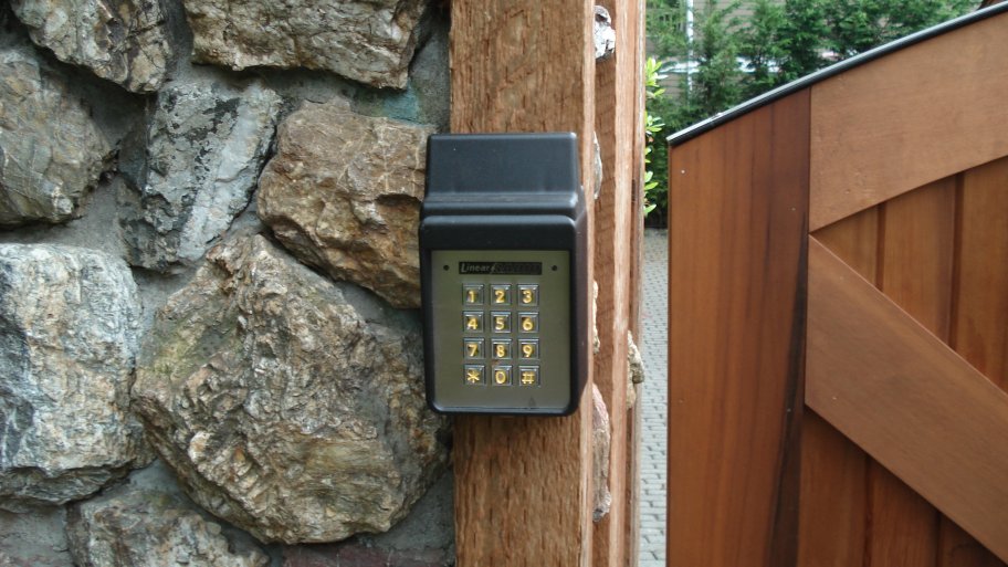 keypad for home driveway entry gate