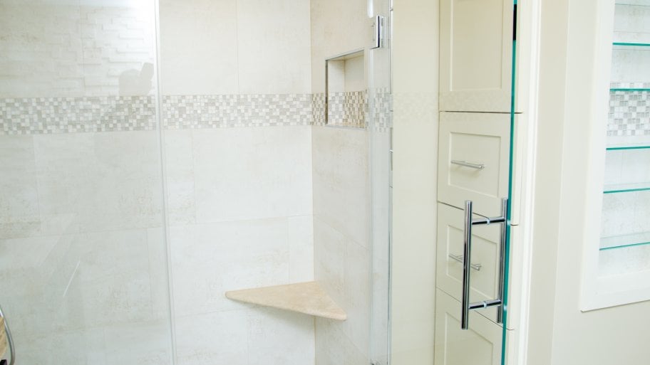 How Much Do Shower Accessories Cost Angie S List Shower With Corner Seat And Wall Niche