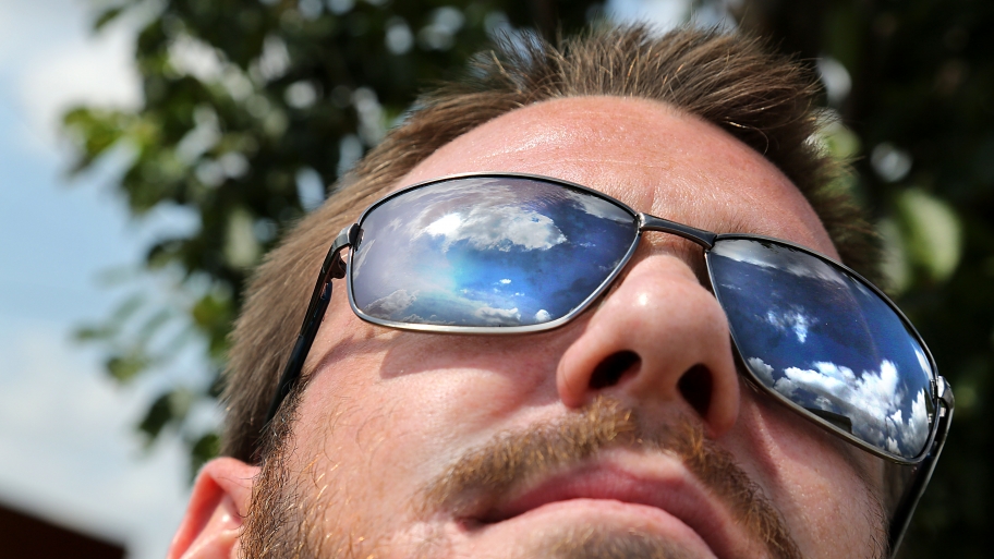 man wearing sunglasses