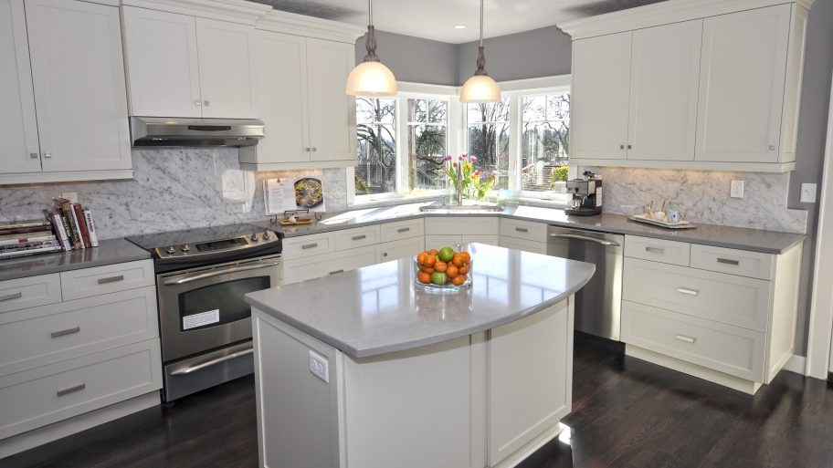 a sparkling clean kitchen