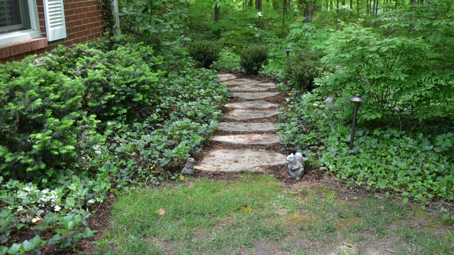 stone walkway