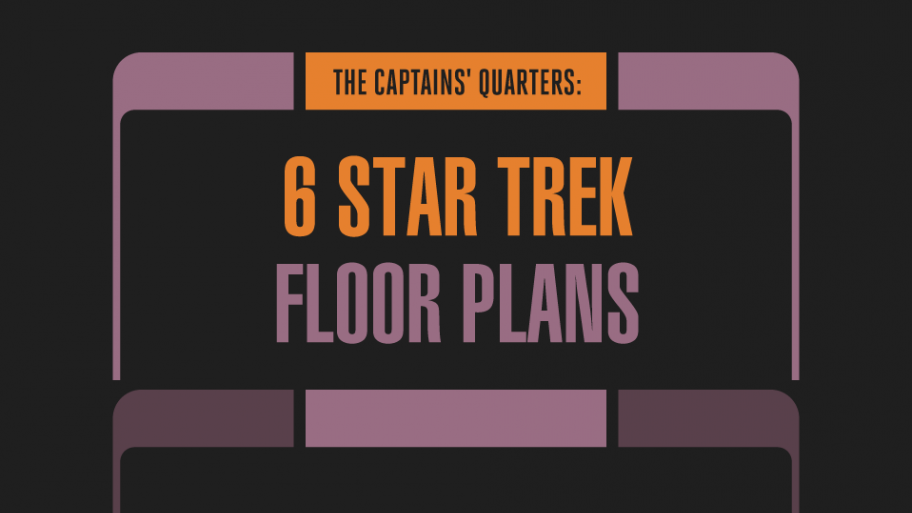 The Captains' Quarters: 6 Star Trek floor plans