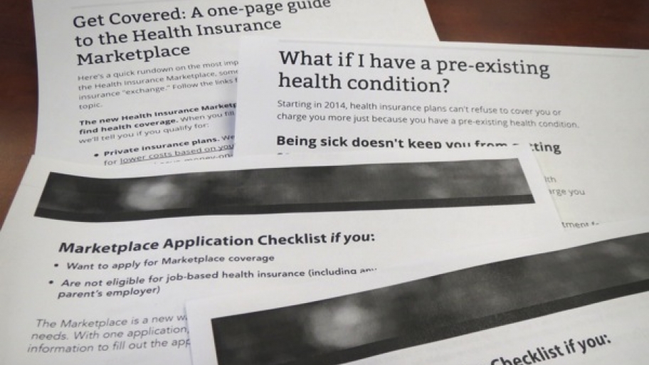 several one page guides with questions and answers frequently asked by consumers shopping for health insurance.