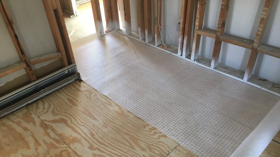 Laying Tile Over Uncoupling Membrane Underlayment Angie S List - How To Install Tile Over Plywood Floor Laying Tile Over Uncoupling Membrane Underlayment Angie S List - How To Install Tile Over Plywood Floor