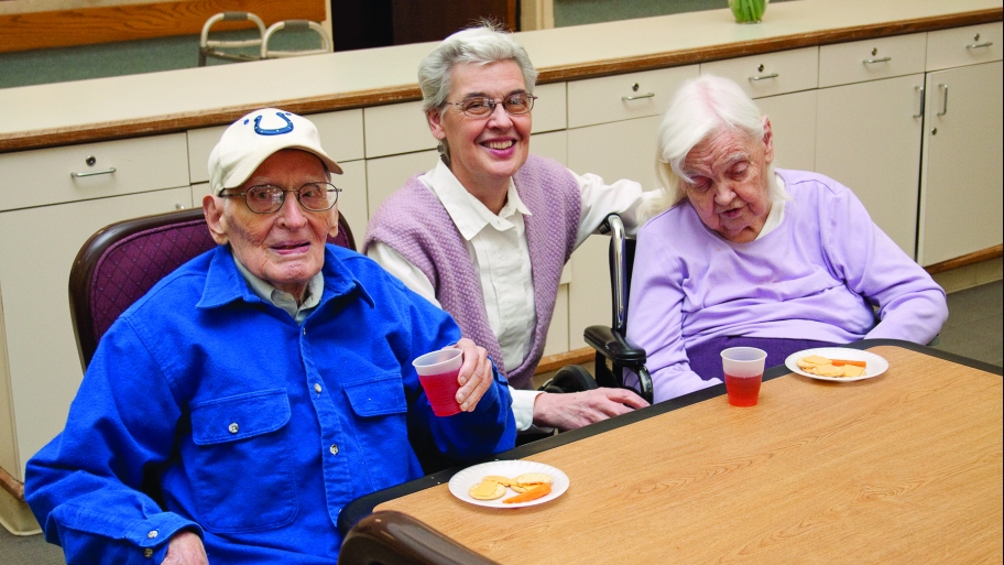 Mary Alice Mulligan visits her parents at Robin Run Village, where Robert Mulligan has an apartment and Eleanor Mulligan lives in the Alzheimer’s unit.