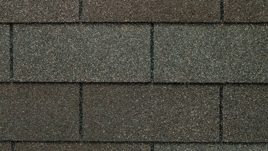 weathered gray asphalt shingles