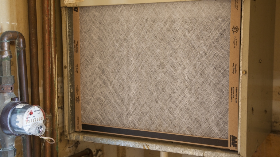 a clean furnace filter for HVAC system