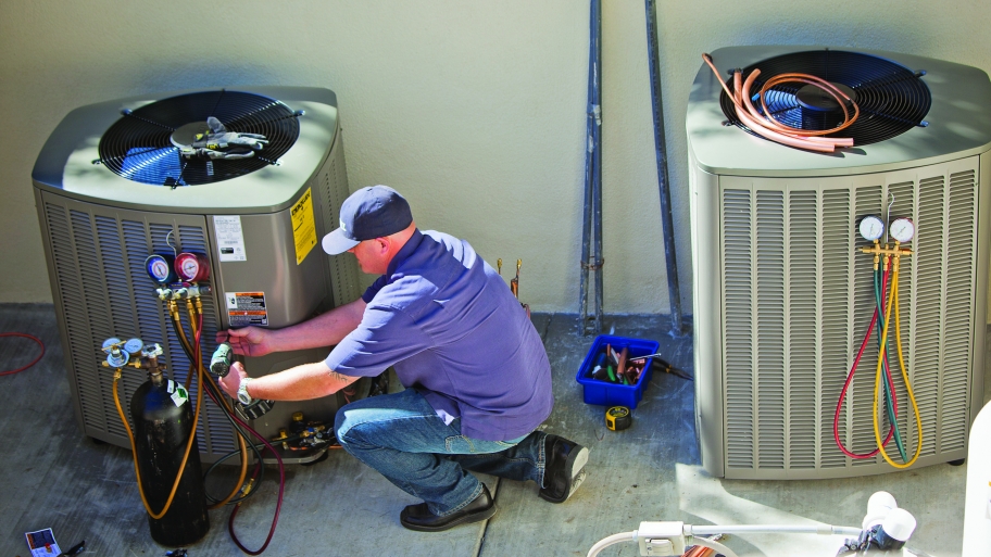 Tips To Quiet A Noisy Air Conditioner Angie S List Hvac Contractor Installs Air Conditioner