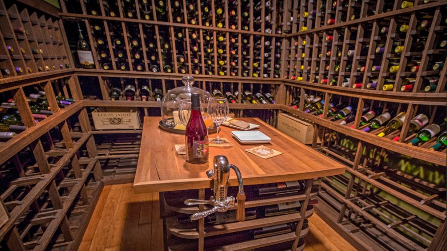 2017 Decorators' Show House wine tasting room by Bob Mead Interiors