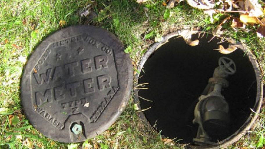 Your water meter and main shutoff may be in an underground pit near the edge of your property. (Angie's List photo by Mike Jesse)