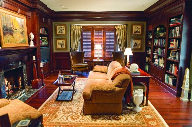Home Library With Fireplace Angie S List Home Library With Fireplace