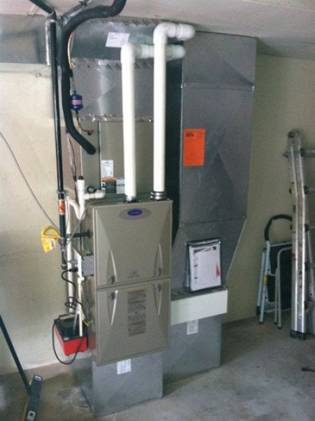 Furnace in basement