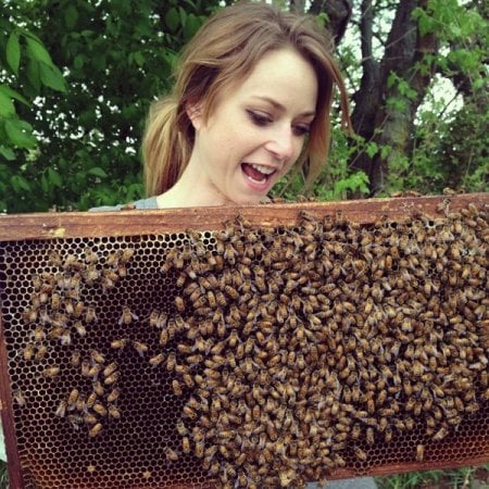 Kate Franzman started Bee Public after working on an urban farm. (Photo courtesy of Kate Franzman)