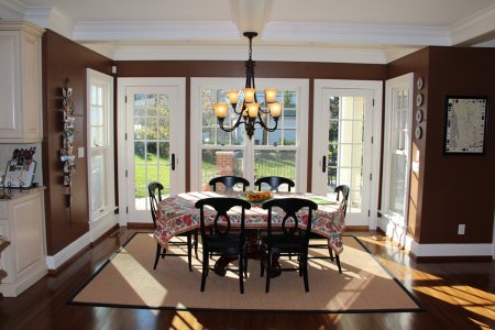 Large Windows In Dining Area Large Windows In Dining Area