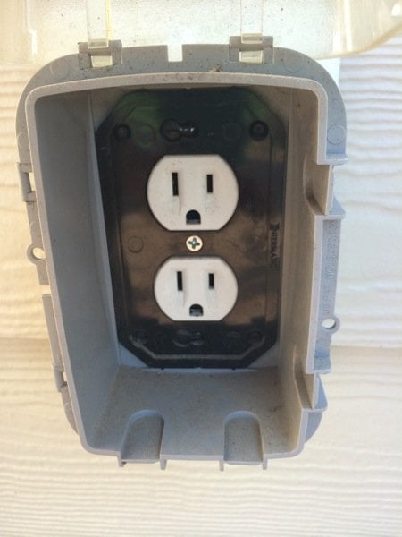 Cost To Install An Outdoor Outlet Angie S List Outdoor Electrical Outlet With Clear Safety Cover
