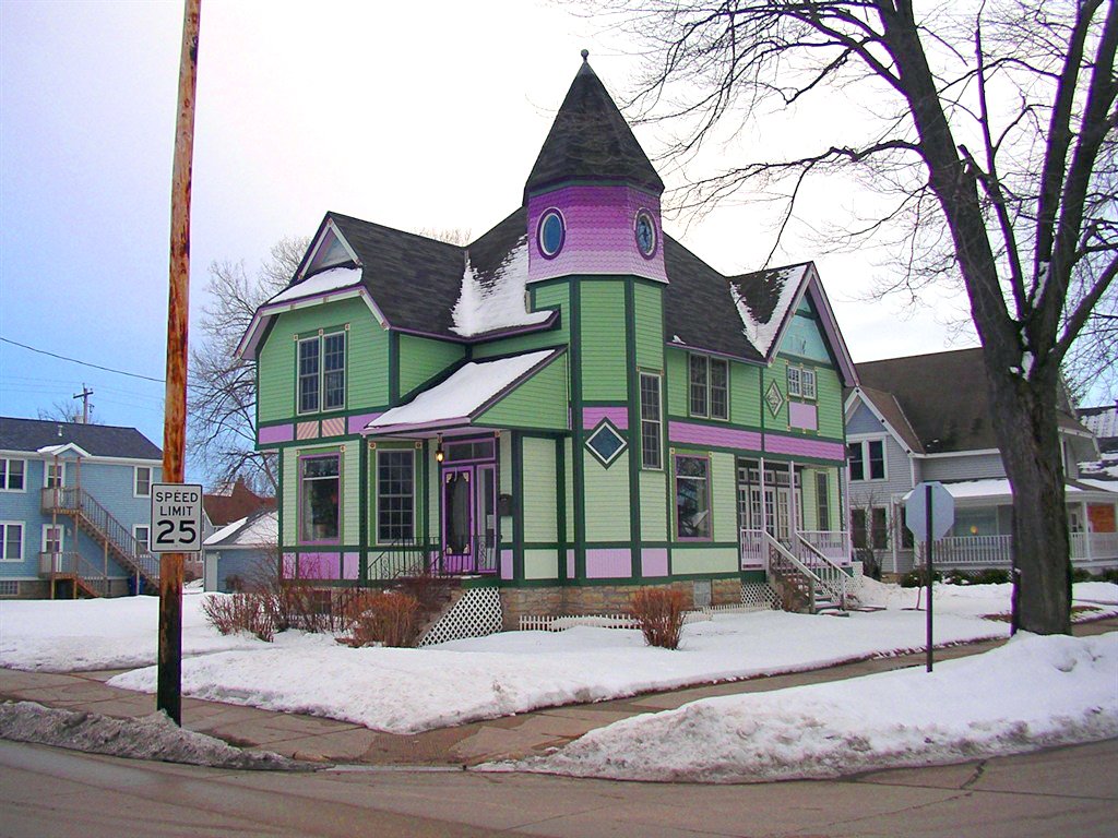 updated Victorian house with bold paint colors updated Victorian house with bold paint colors