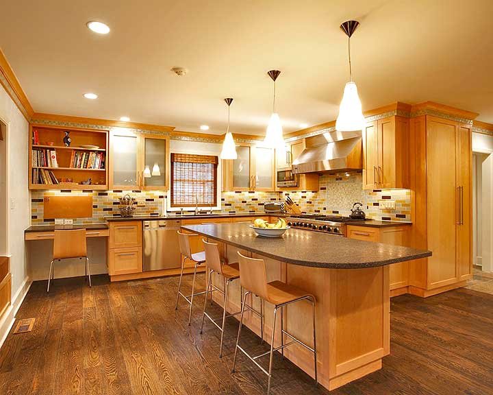 kitchen island with seating