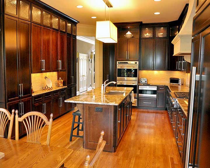 kitchen island with sink