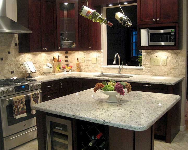 kitchen remodel with kitchen island